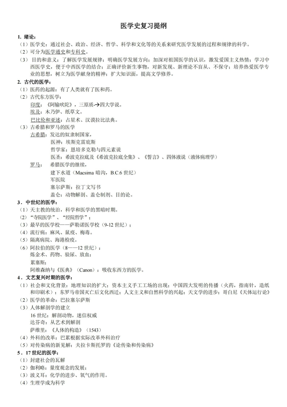 医学史总结-概括版.pdf_第1页