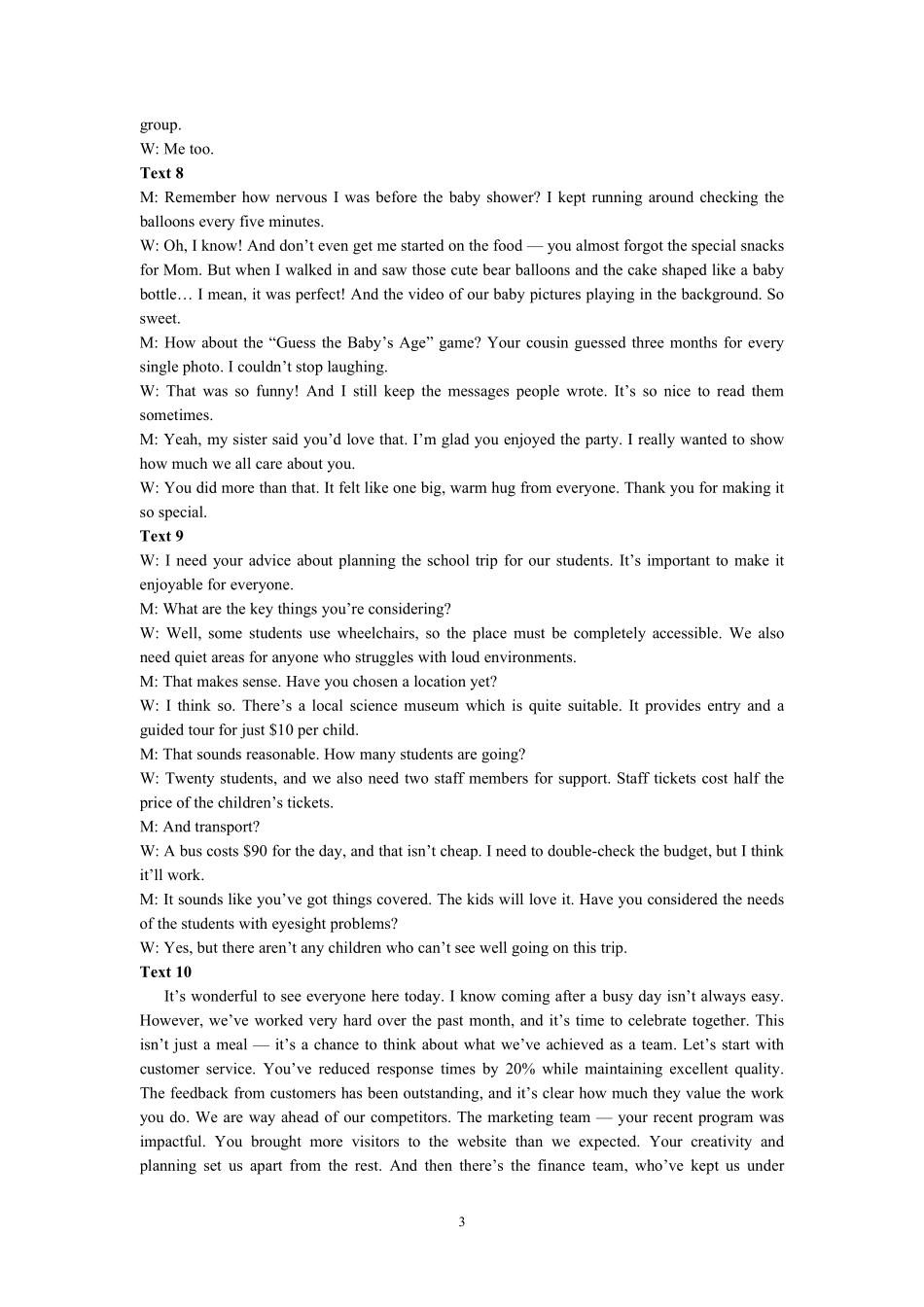 英语试卷参考答案山东省烟台市2025-2026学年度第一学期高三年级期中学业水平检测(.0-.2).pdf_第3页