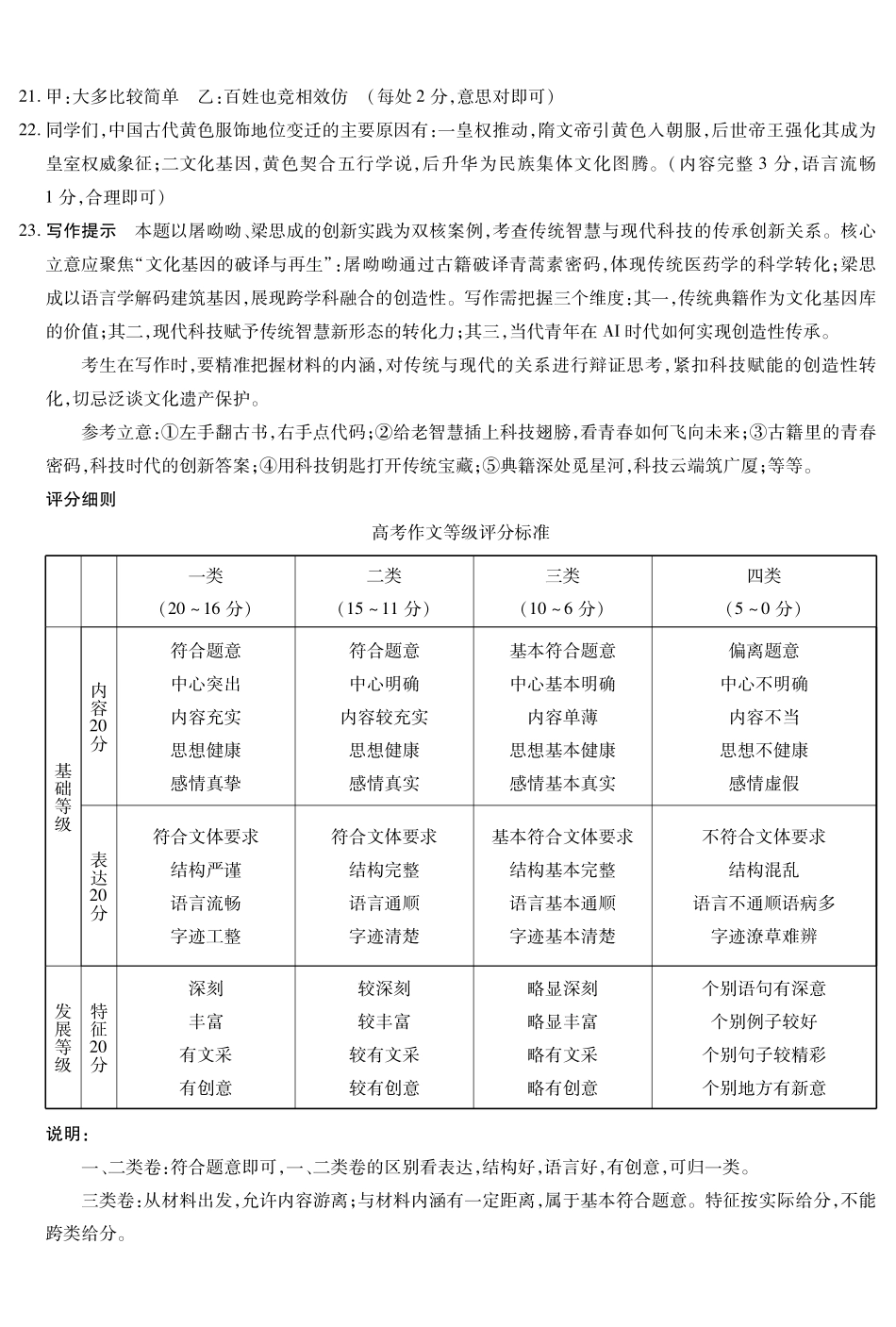 语文安徽高一7月-2日期末考试简答.pdf_第3页