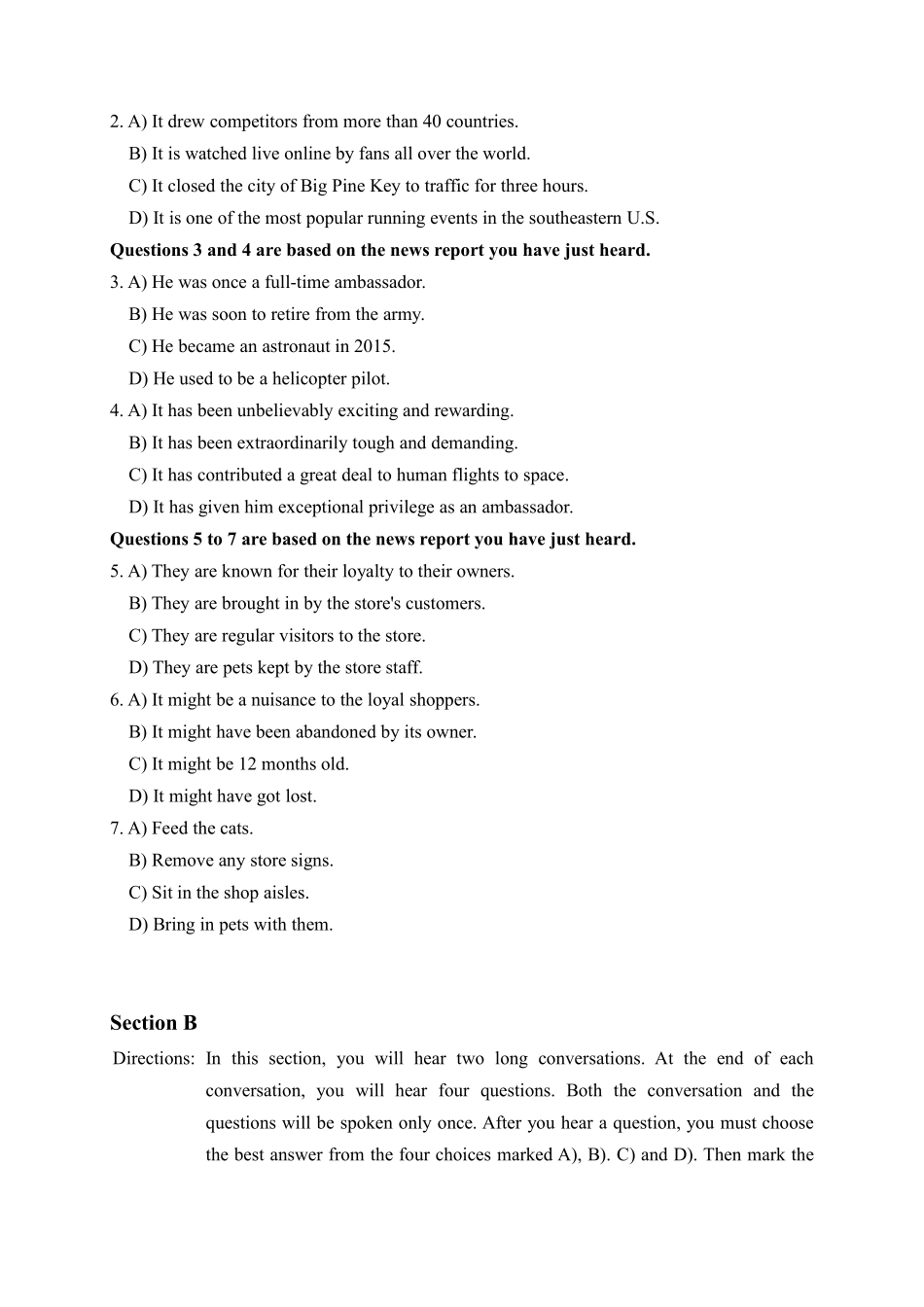 2025年6月大学英语四级考试真题(第2套).pdf_第2页