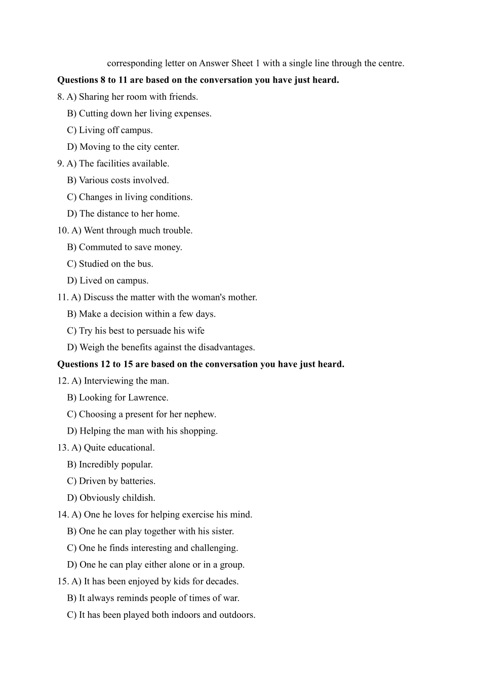 2025年6月大学英语四级考试真题(第2套).pdf_第3页