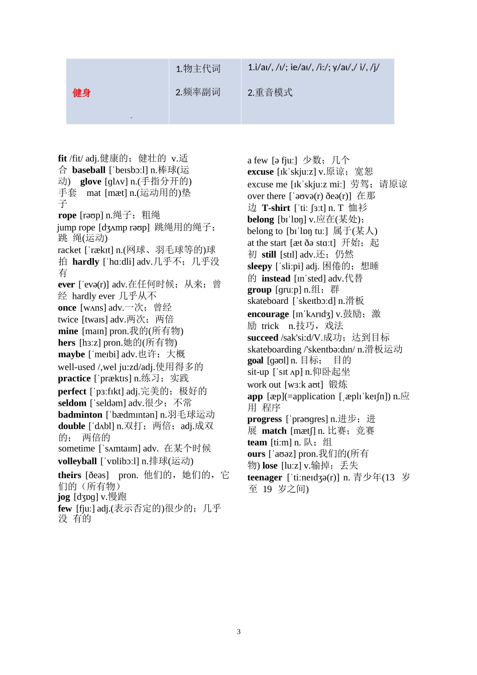 2026年人教版新版英语七年级下册单词表.docx_第3页