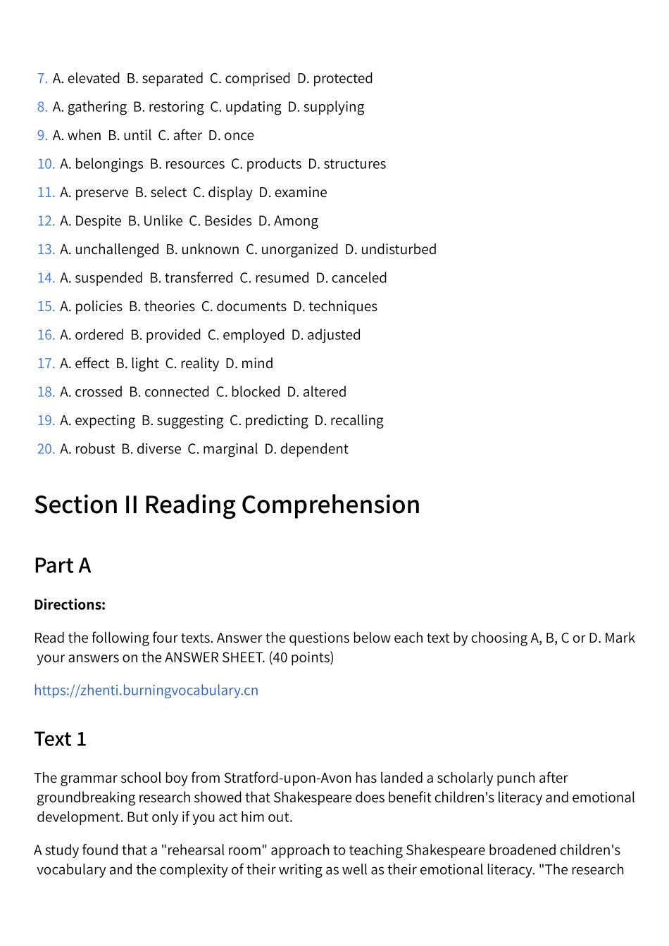 2026年考研英语一真题.pdf_第2页