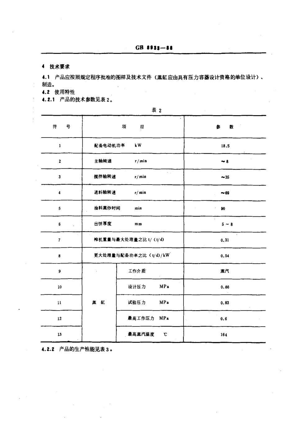 LST 3535-1988 螺旋榨油机.pdf_第3页