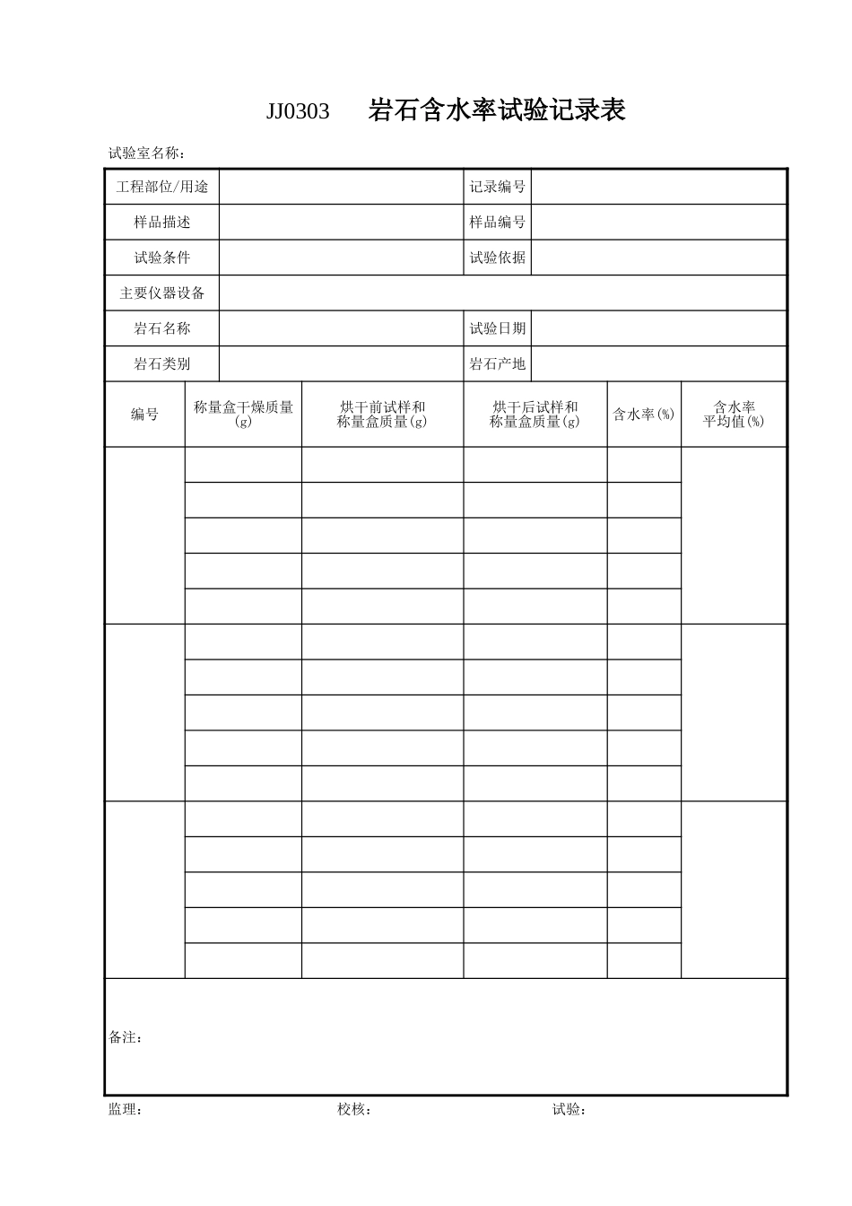 2025年工程资料模板：3岩石.xls_第3页