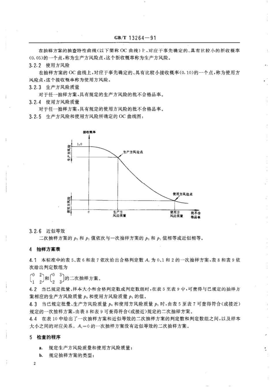 GBT 13262-1991 不合格品率的计数标准型一次抽样检查程序及抽样表.pdf_第3页