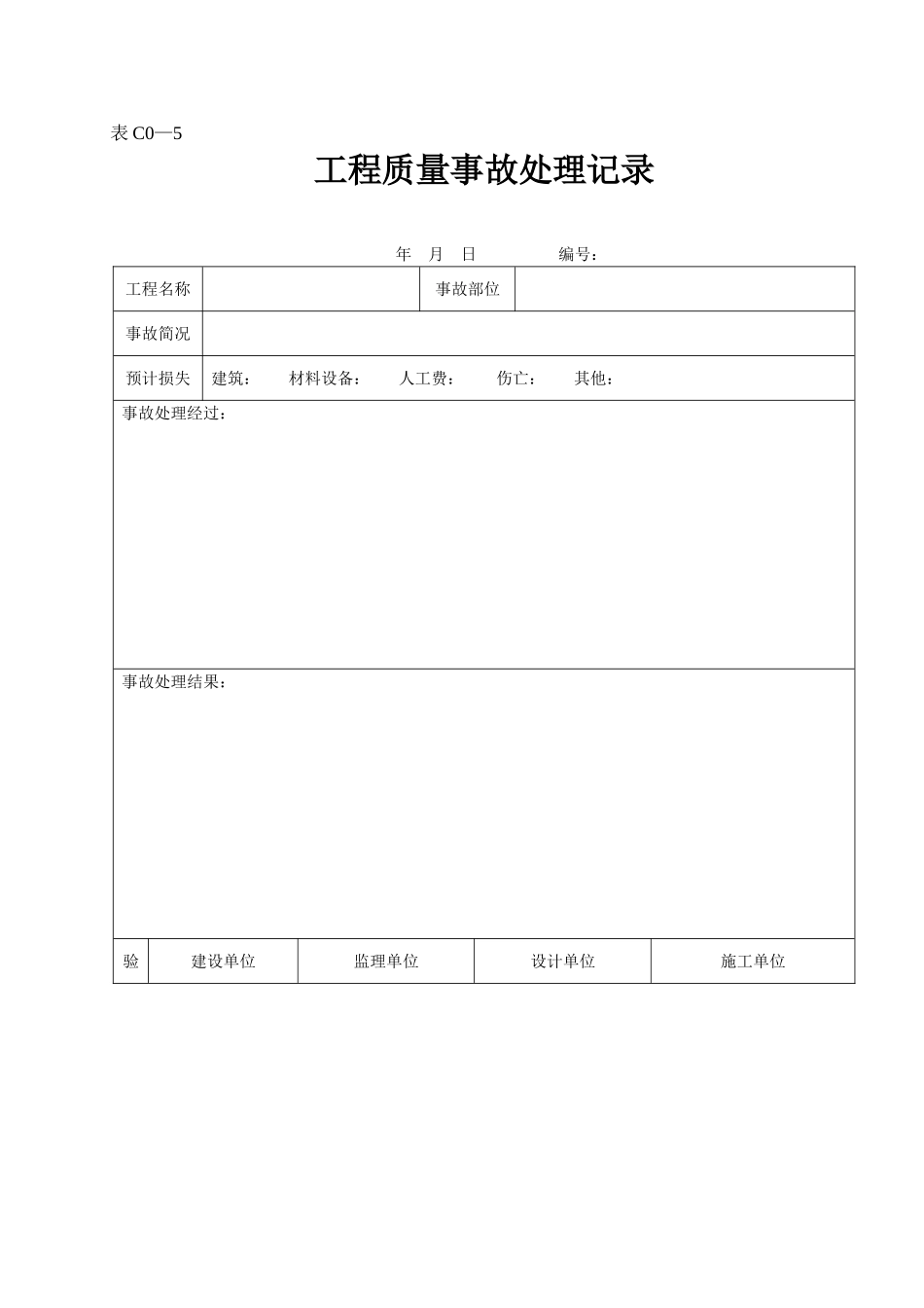 2025年工程资料模板：表C0—5.doc_第1页