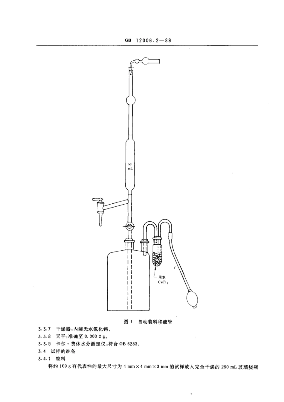 GB 12006.2-1989 聚酰胺含水量测定方法.pdf_第2页