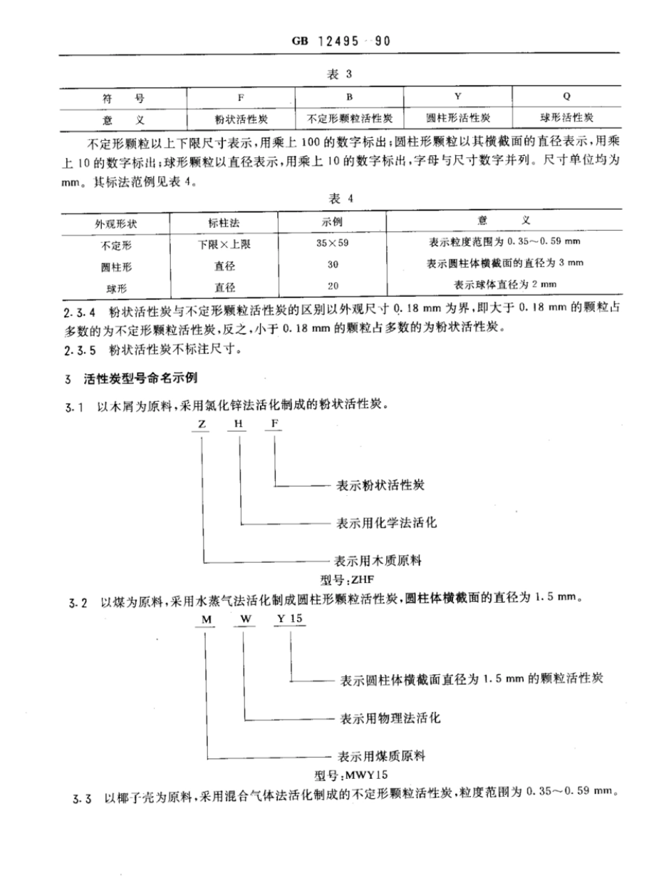 GBT 12495-1990 活性炭型号命名法.pdf_第2页