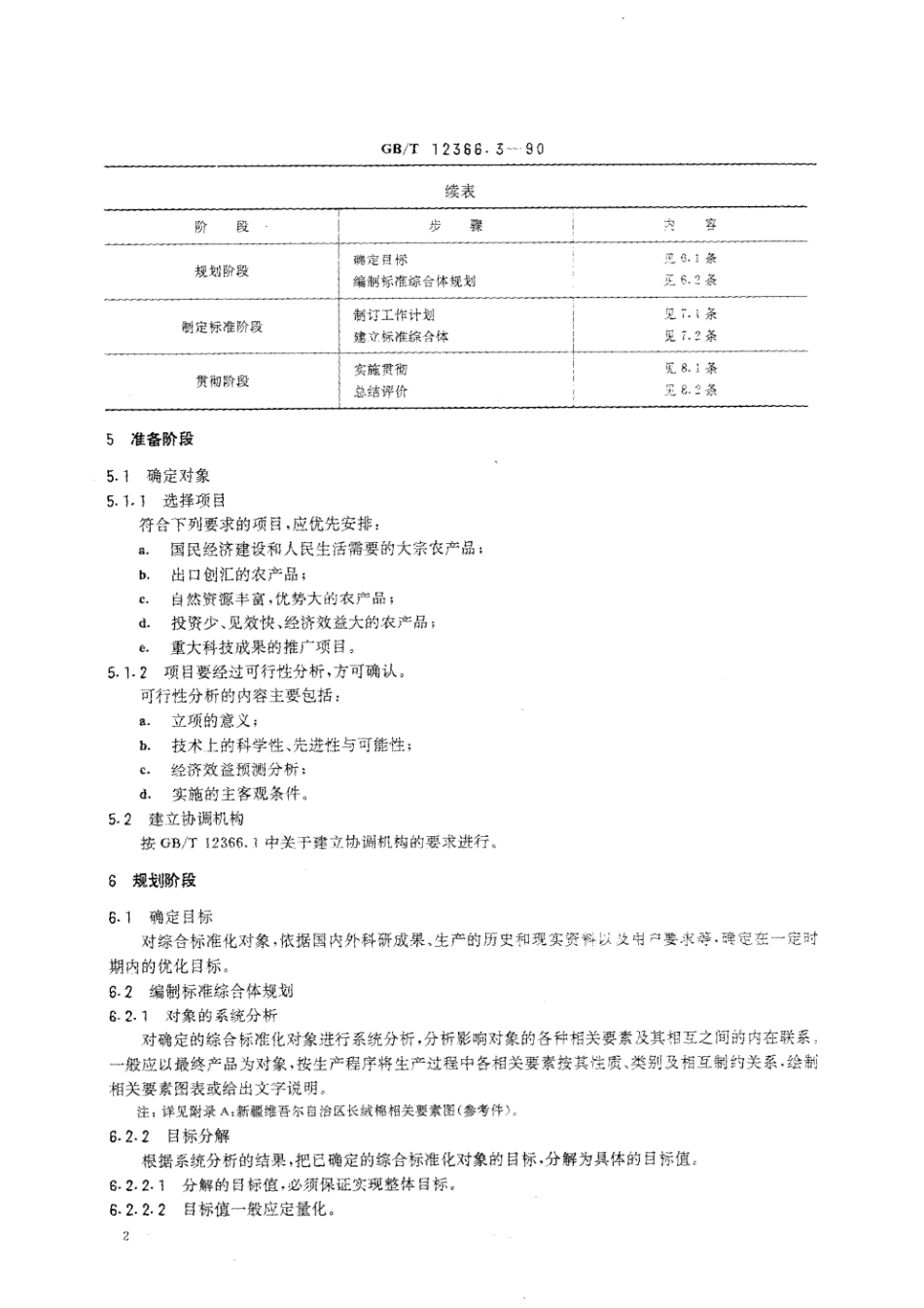 GBT 12366.3-1990 综合标准化工作导则 农业产品综合标准化一般要求.pdf_第3页