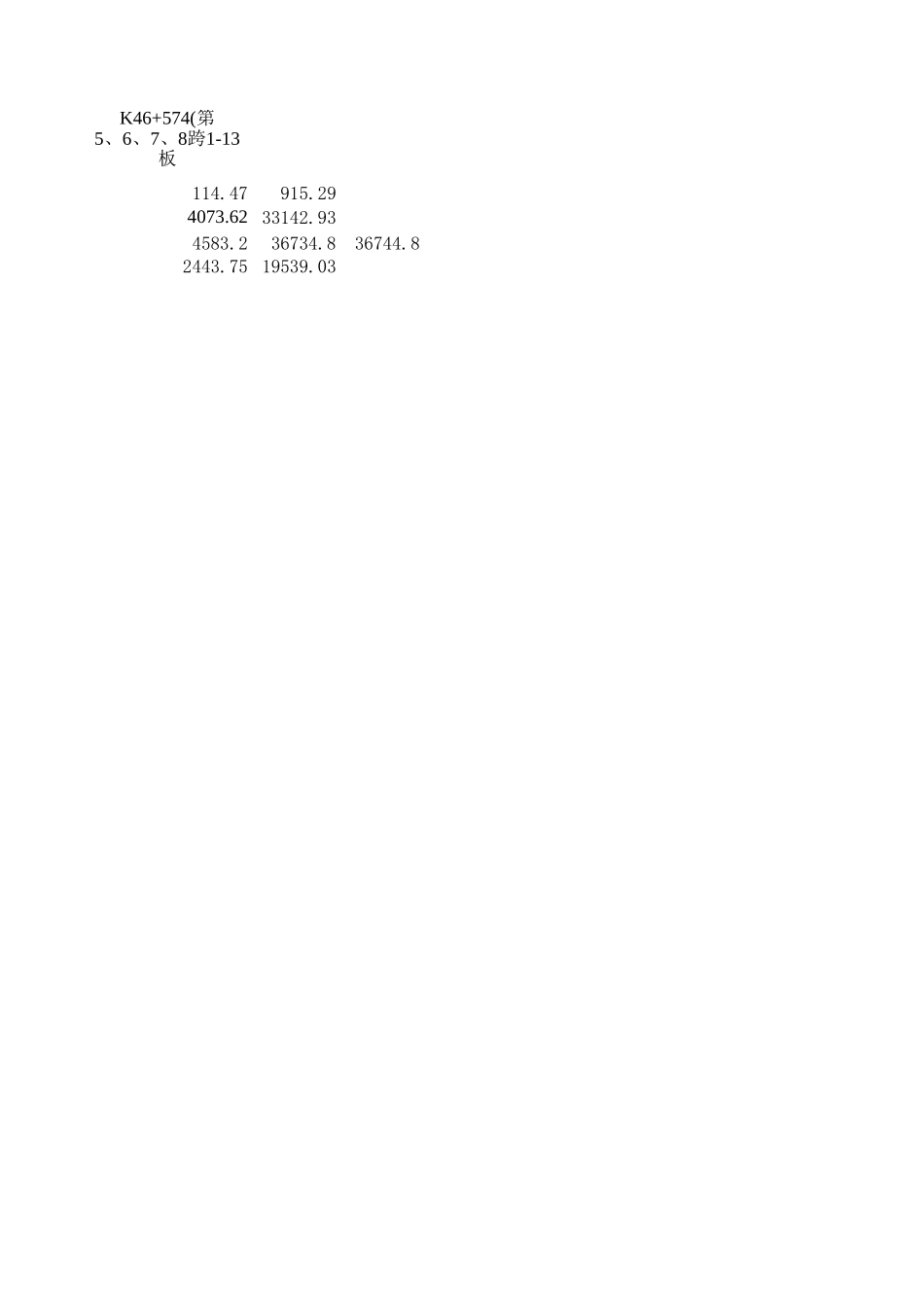 2025年工程资料模板：工程量计算.xls_第2页