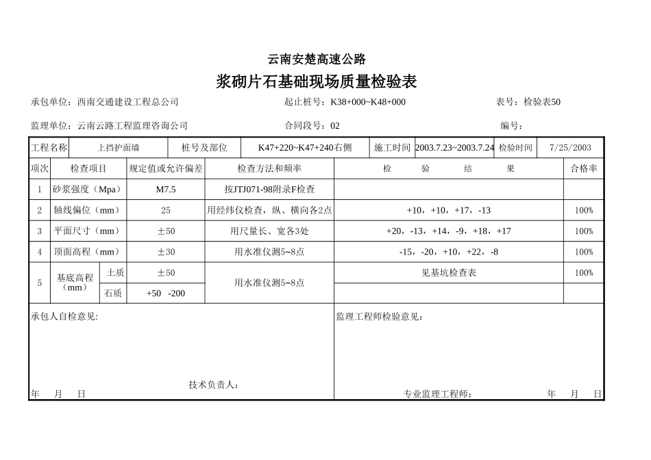 2025年工程资料模板:基础表.xls_第1页