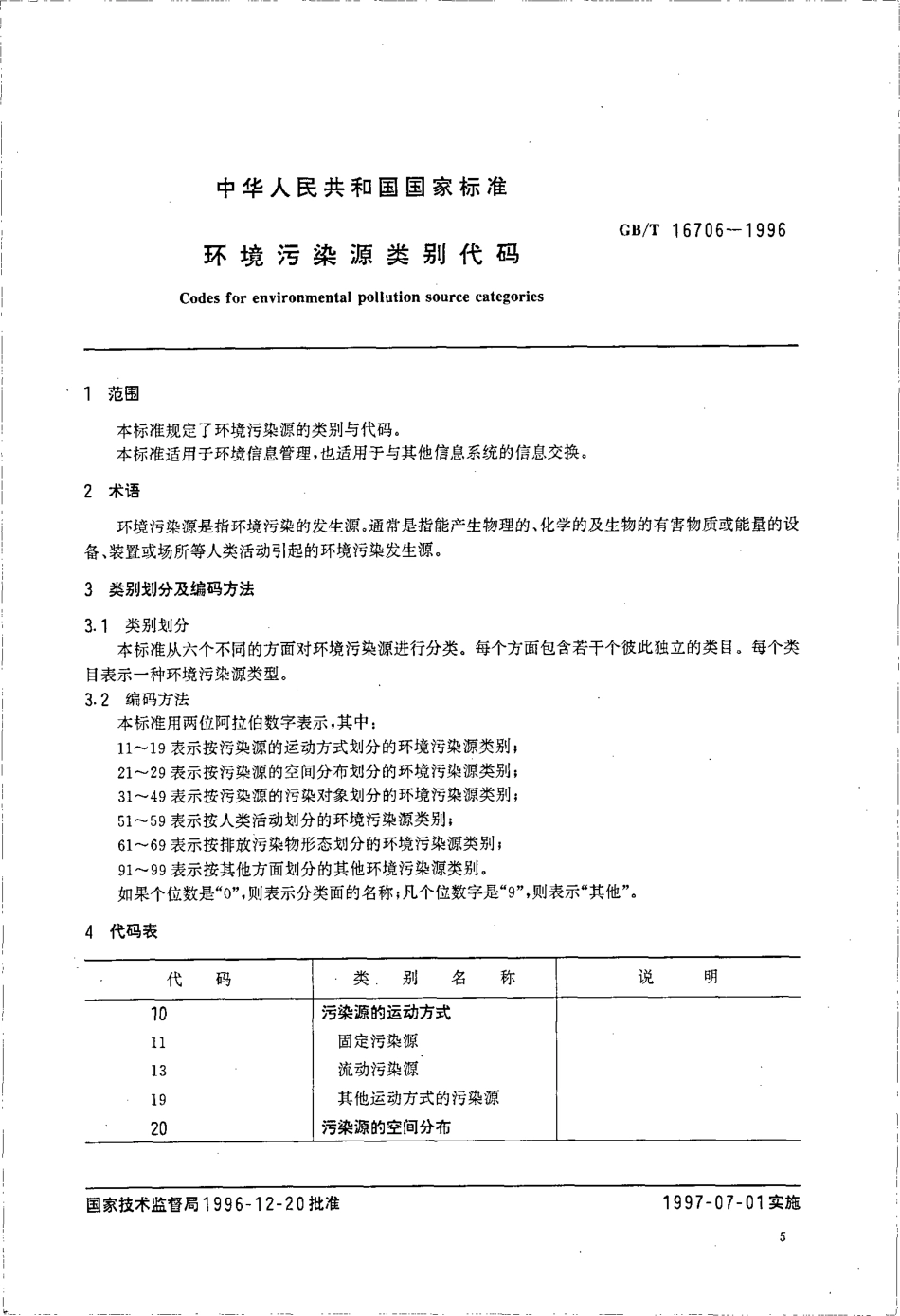 GBT 16706-1996 环境污染源类别代码.pdf_第2页
