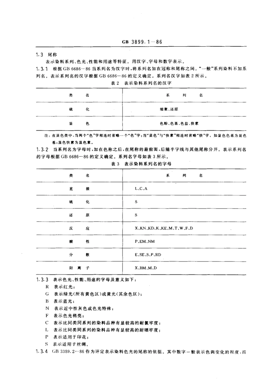 GB 3899.1-1986 染料产品命名原则（纺织品用染料）.pdf_第2页