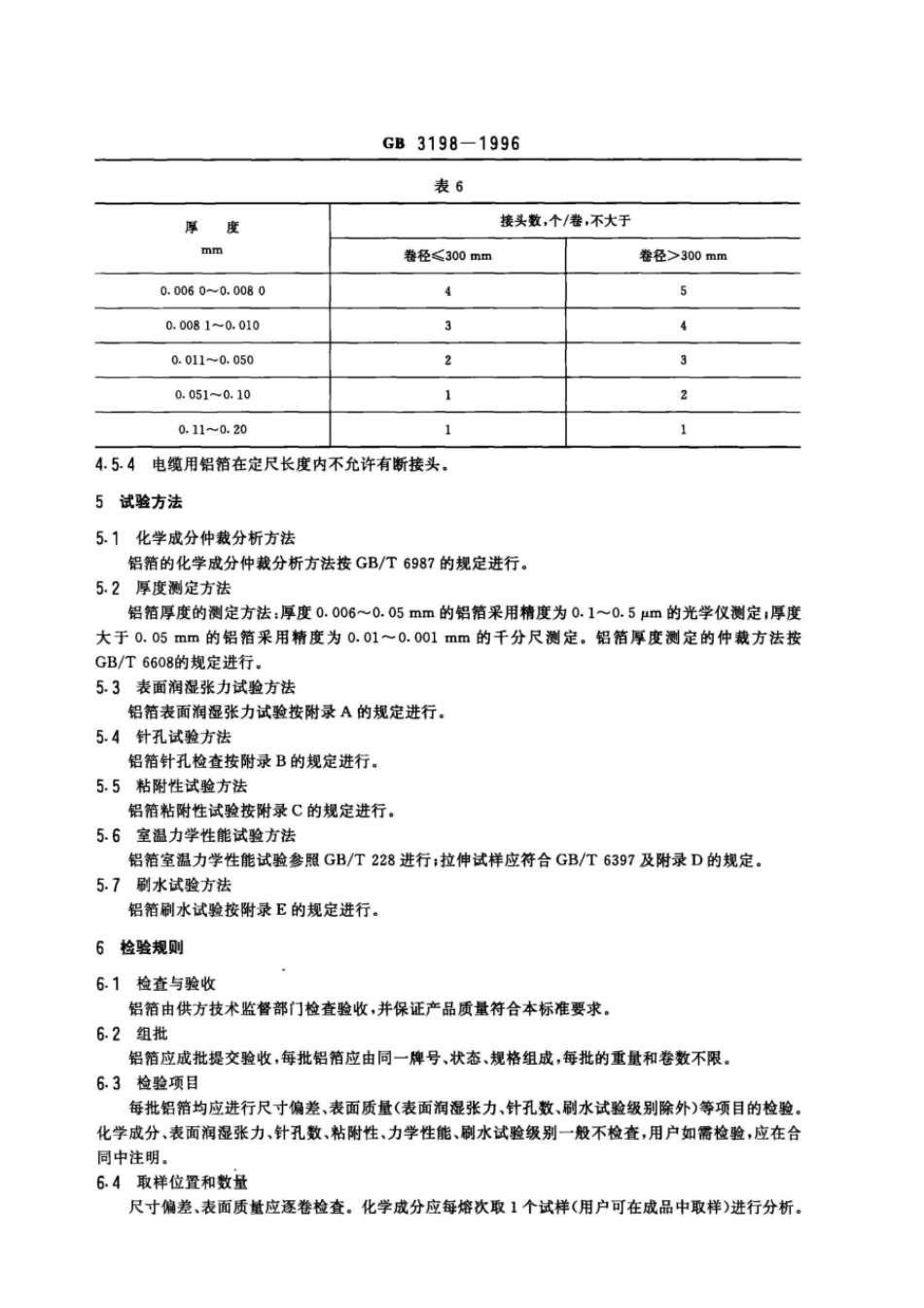 GB 3198-1996 工业用纯铝箔.pdf_第3页