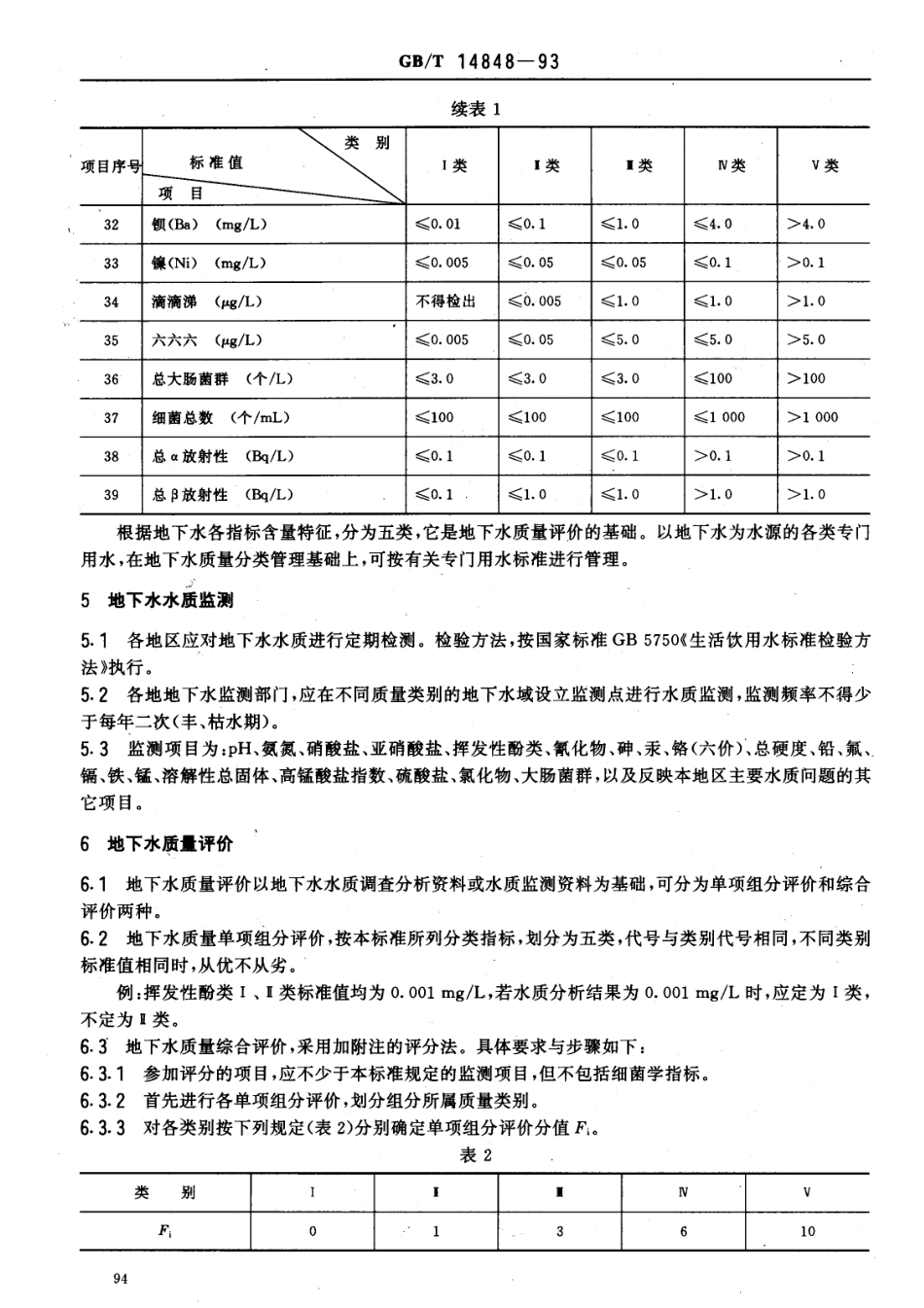 GBT 14848-1993 地下水质量标准.pdf_第3页