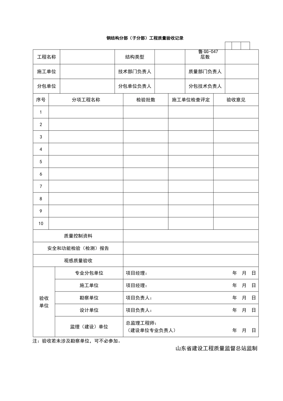 2025年工程资料模板:GG047.doc_第1页