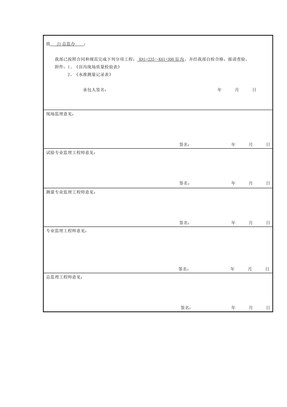 2025年工程资料模板：盲沟、渗沟.doc_第2页