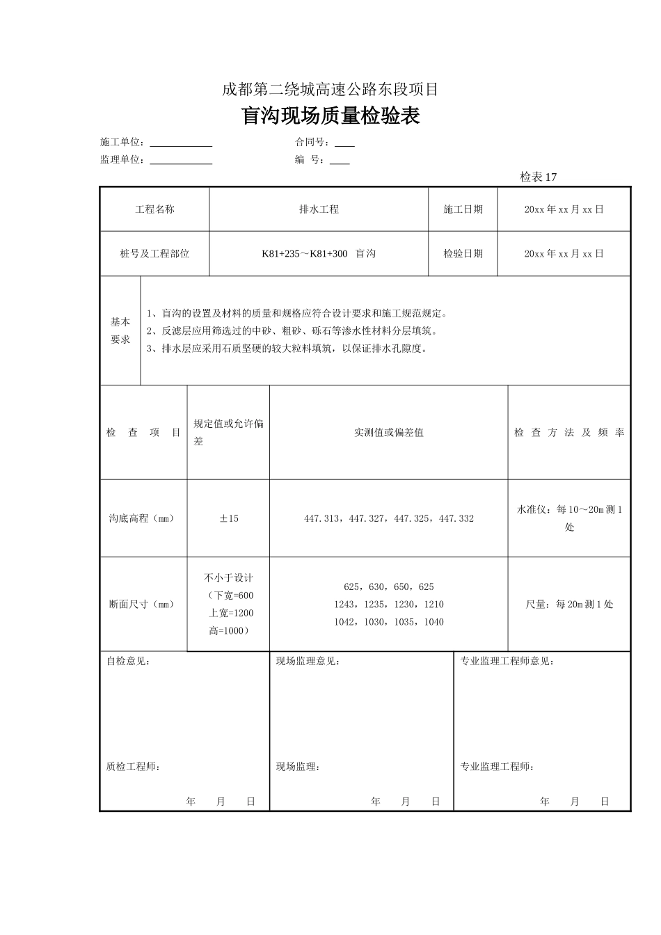 2025年工程资料模板：盲沟、渗沟.doc_第3页