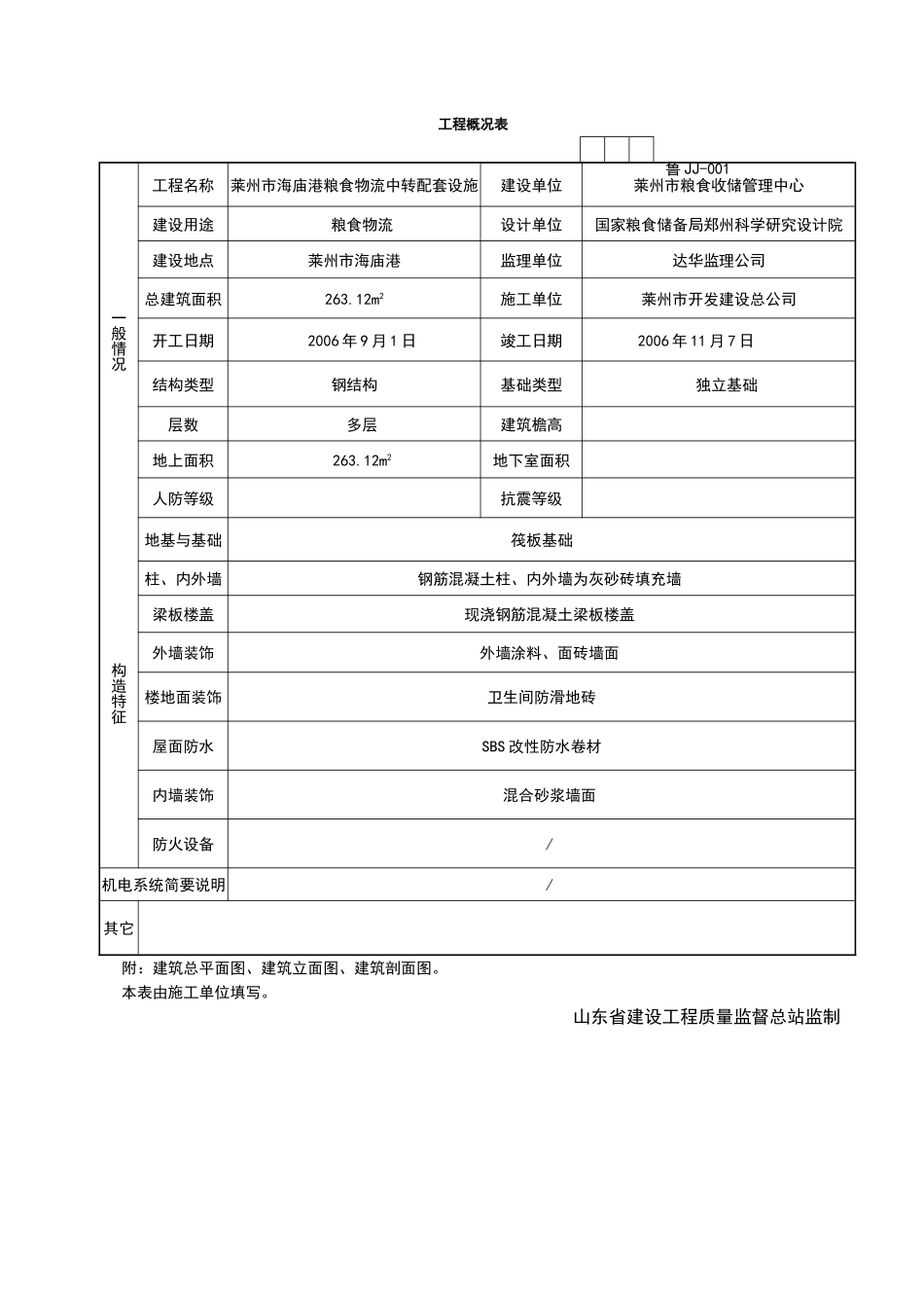 2025年工程资料模板：JJ001.doc_第1页