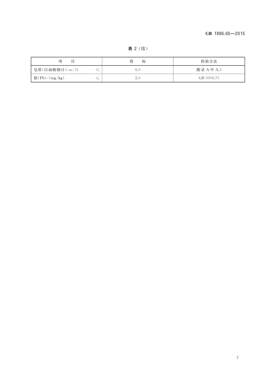 GB 1886.65-2015 食品安全国家标准 食品添加剂 单,双甘油脂肪酸酯.pdf_第3页