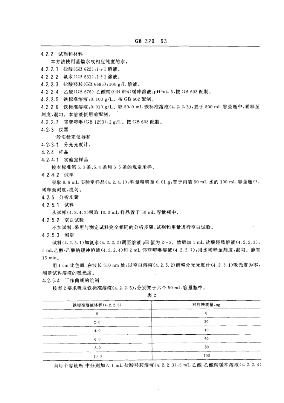 GB 320-1993 工业用合成盐酸.pdf_第3页