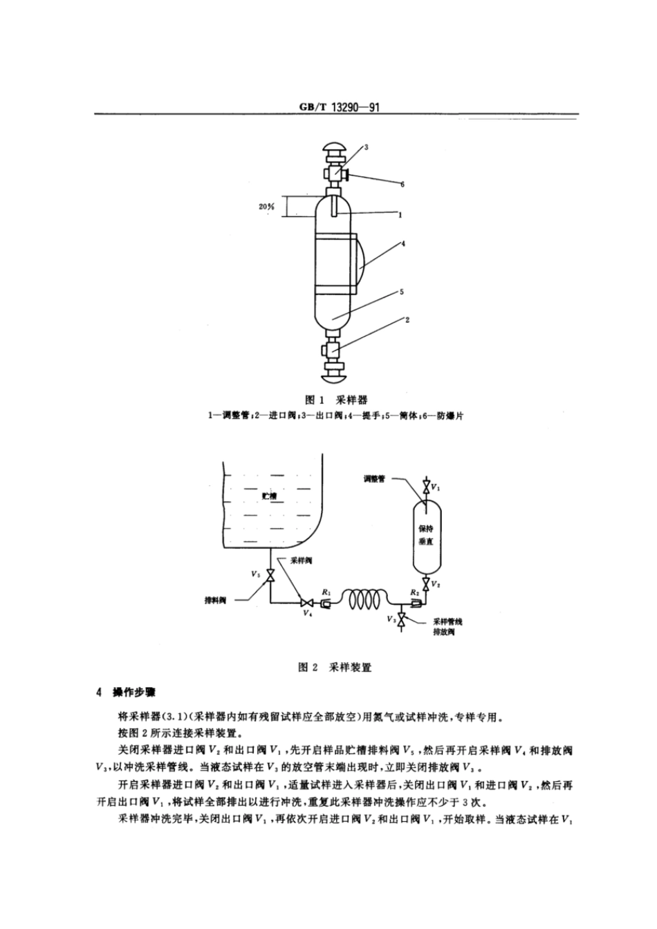 GBT 13290-1991 工业用丙烯和丁二烯液态采样法.pdf_第2页