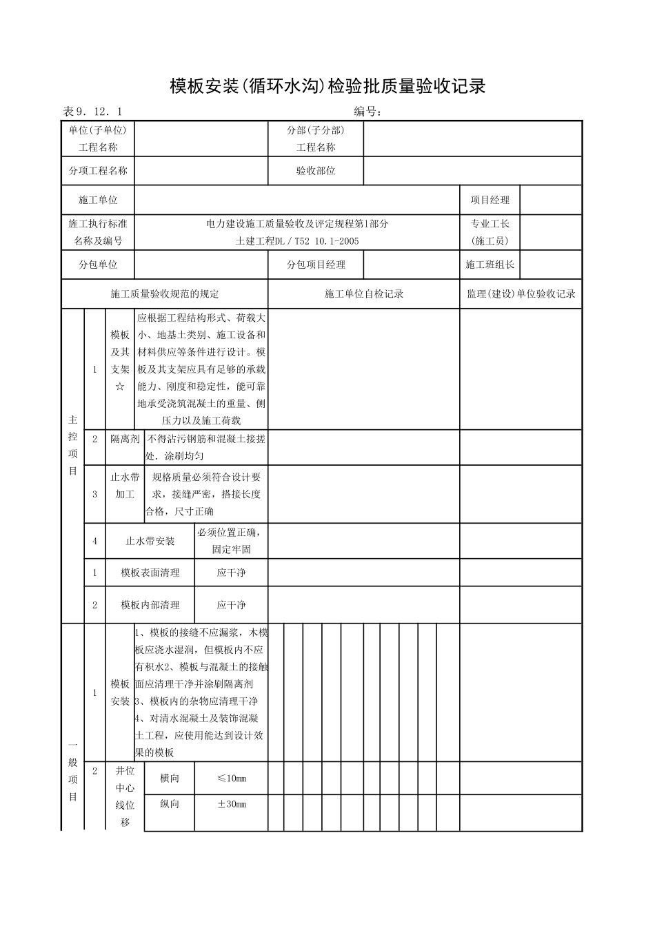 2025年工程资料模板：循环水沟.doc_第1页