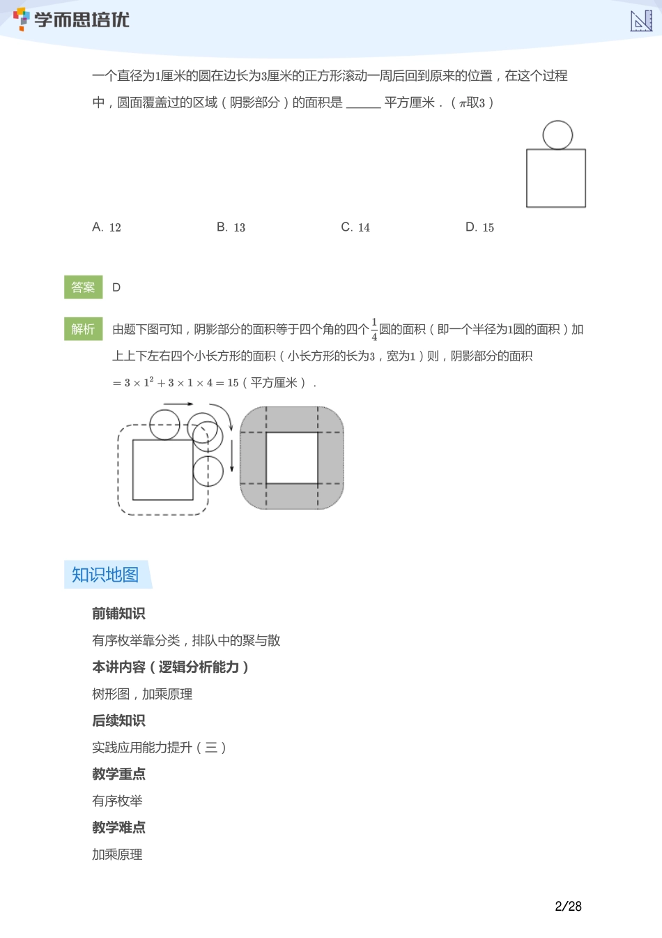 小学奥数:【教师版】小奥A+体系第14讲--计数综合.pdf_第2页