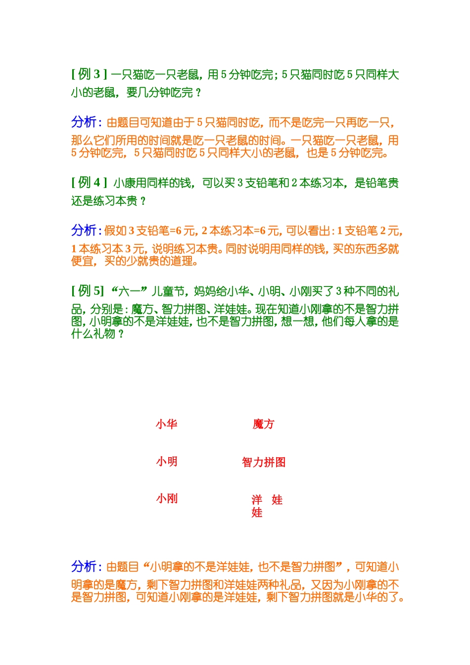 小学奥数:第八讲 趣味智力题(1).doc_第2页