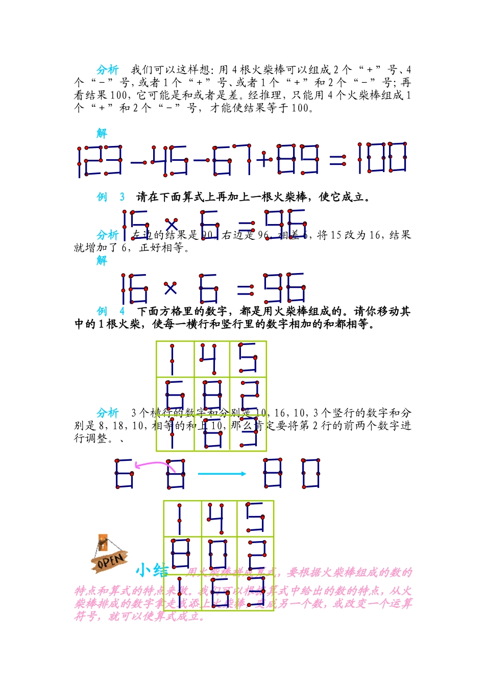 小学奥数：第二讲  火柴棒游戏（一）.doc_第2页