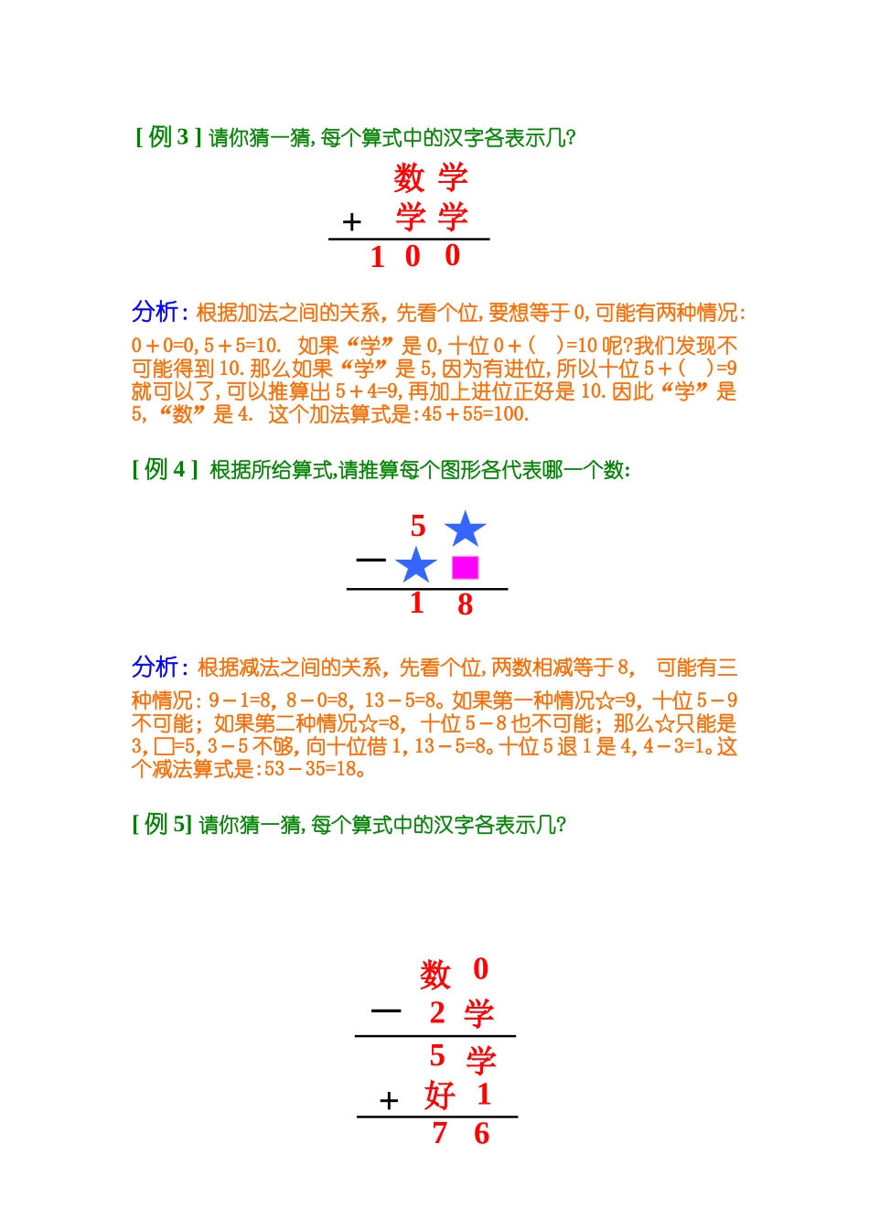 小学奥数：第六讲   数字谜.doc_第2页