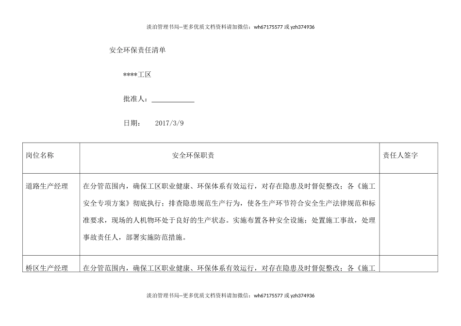 【汇编】工地安全环保责任清单.docx_第1页