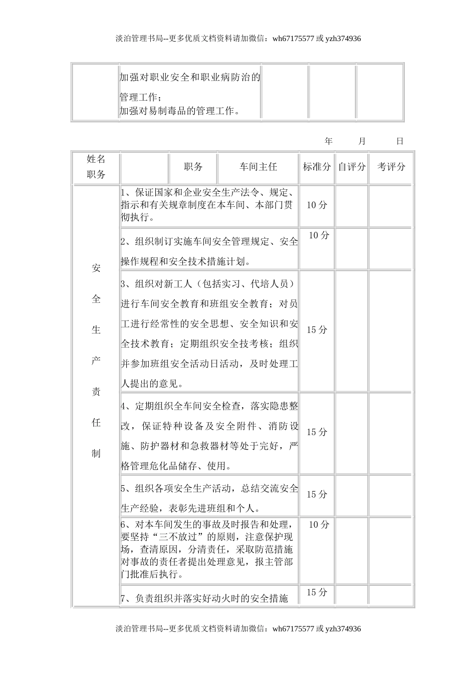 【考核】全套安全责任制考核标准.doc_第3页