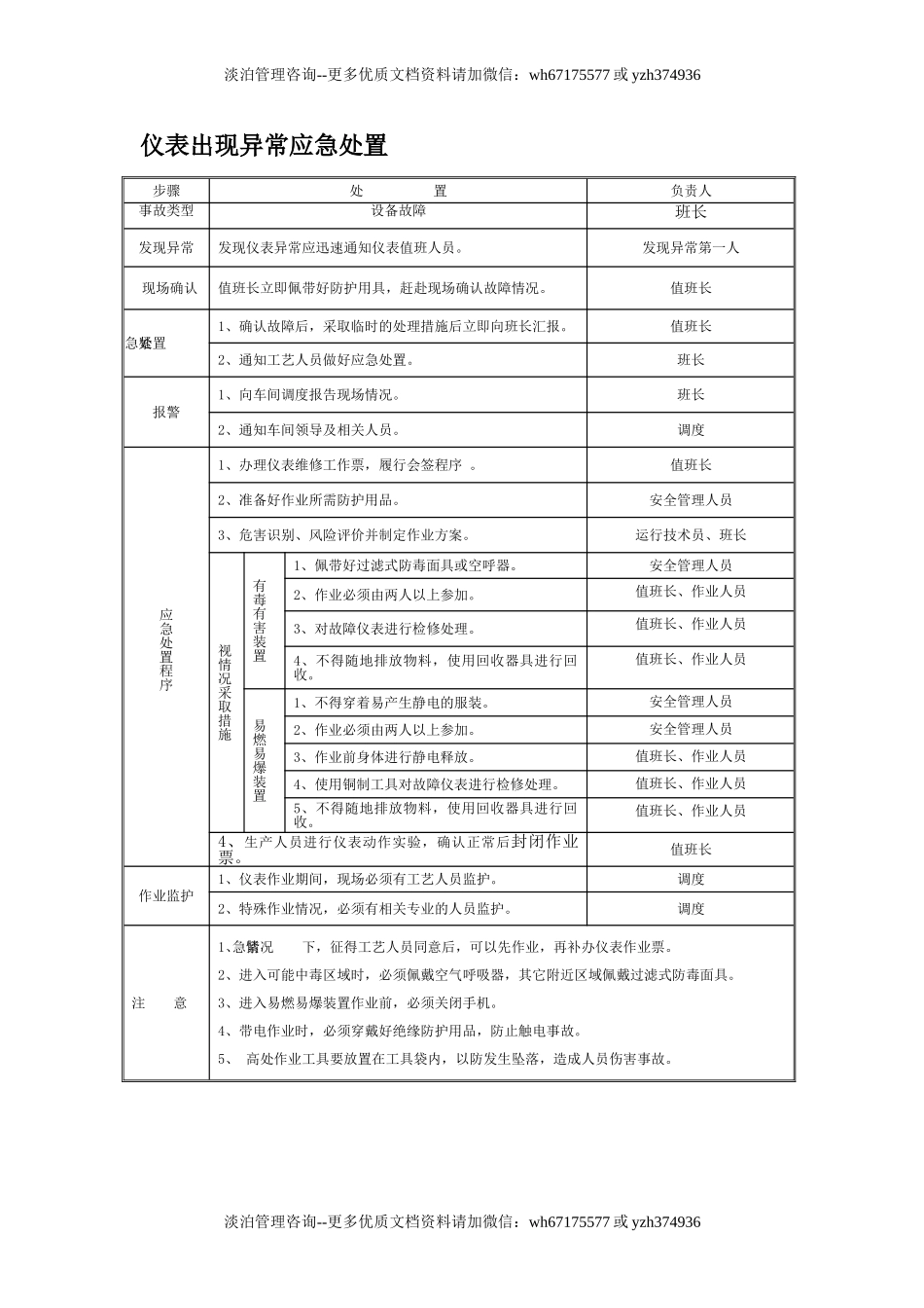 003 各类事故现场处置方案汇编.doc_第3页