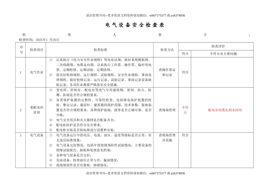 3.专项安全检查表（企业不涉及的项可不填写）（每季度检查一次）.doc_第2页
