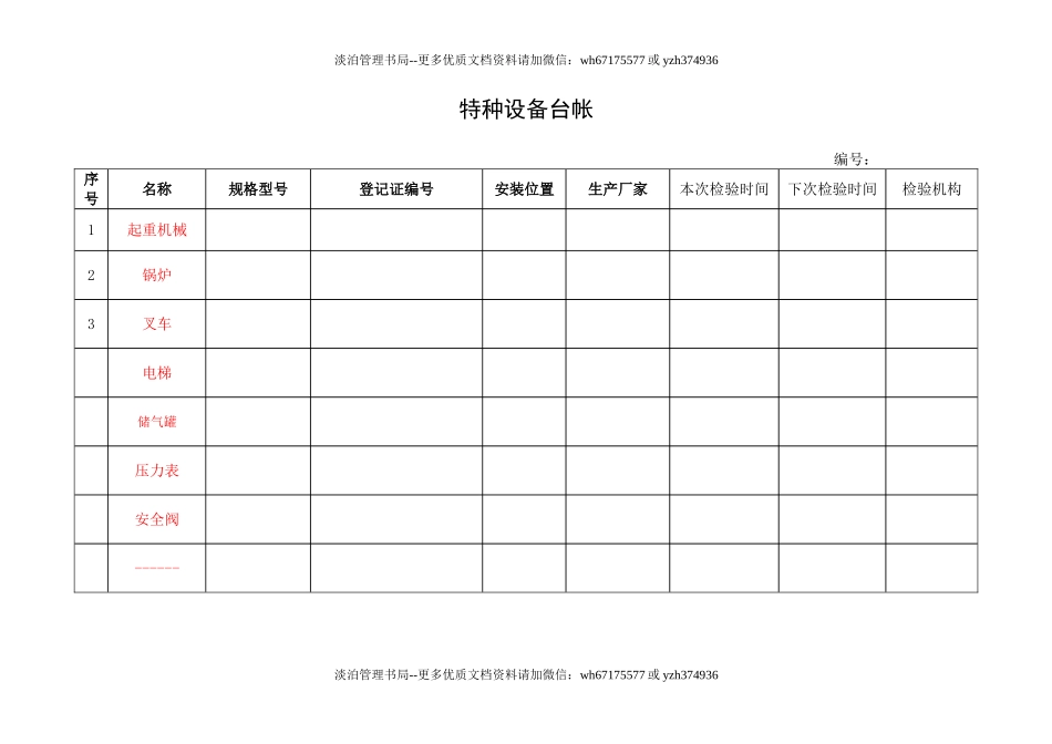 4.特种设备台帐.doc_第1页
