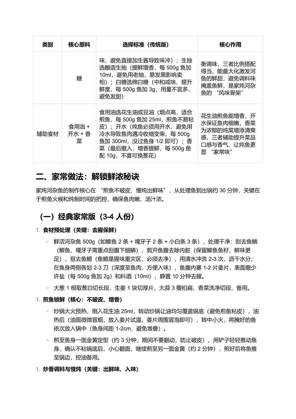 家炖河杂鱼：一锅鲜浓的家常河鲜味.docx_第2页