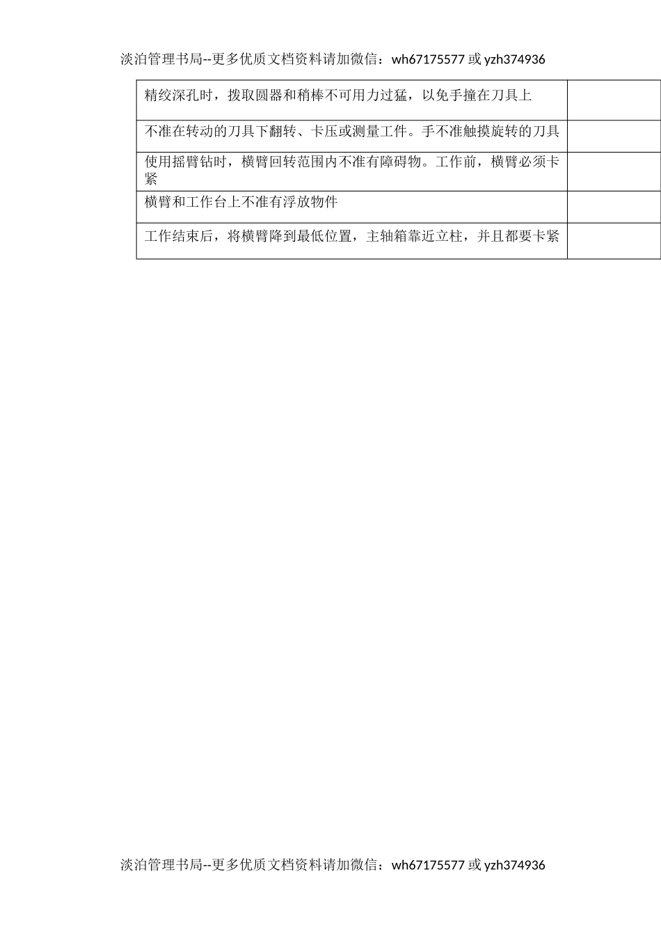 7钻床作业安全检查表.docx_第2页