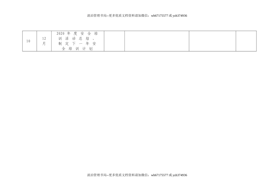 09-202X年度安全教育培训计划.doc_第3页