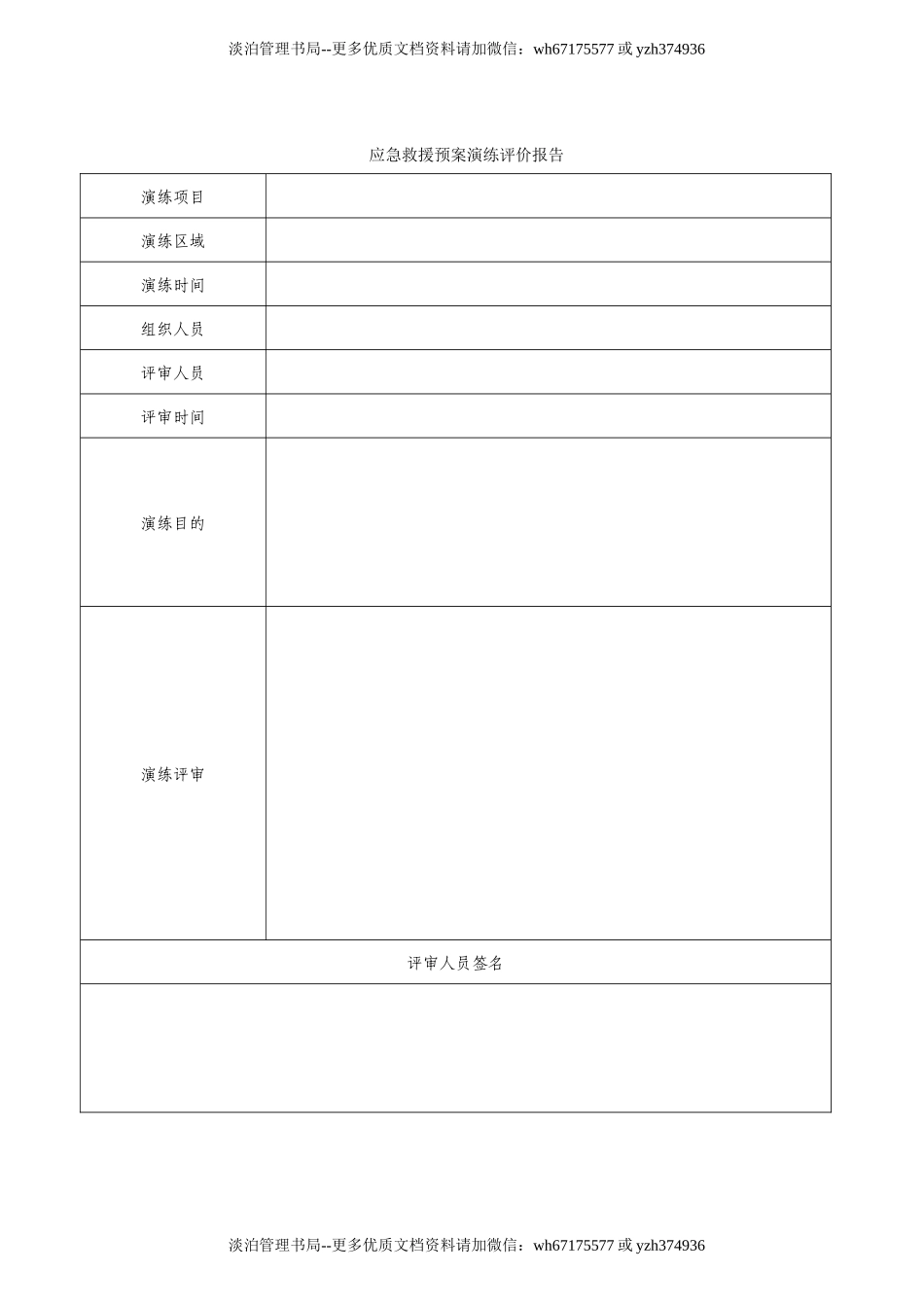 11.4.1-2应急救援预案演练评价报告.doc_第2页