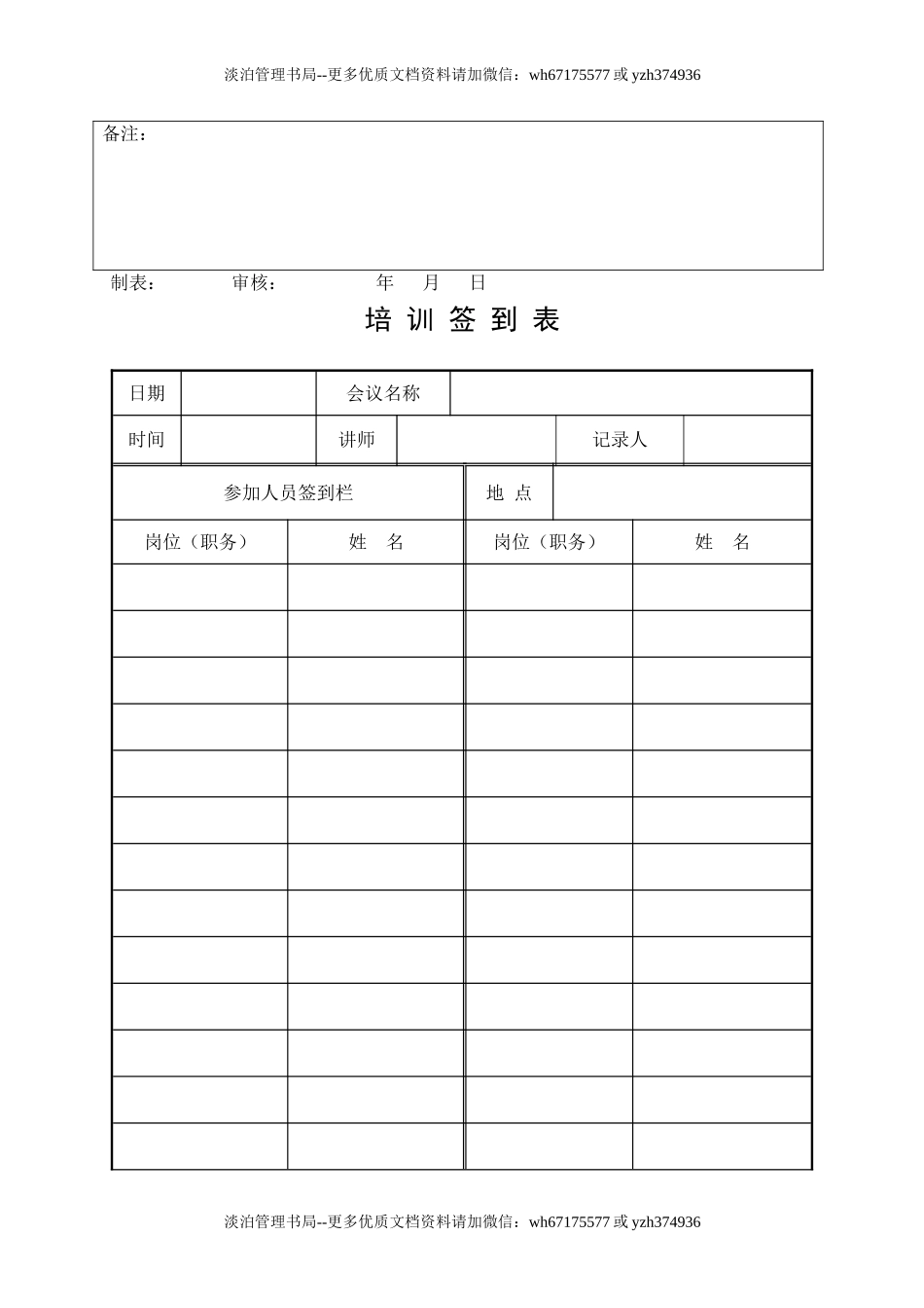 11.安全培训记录效果评估表（全员安全知识培训）.doc_第2页