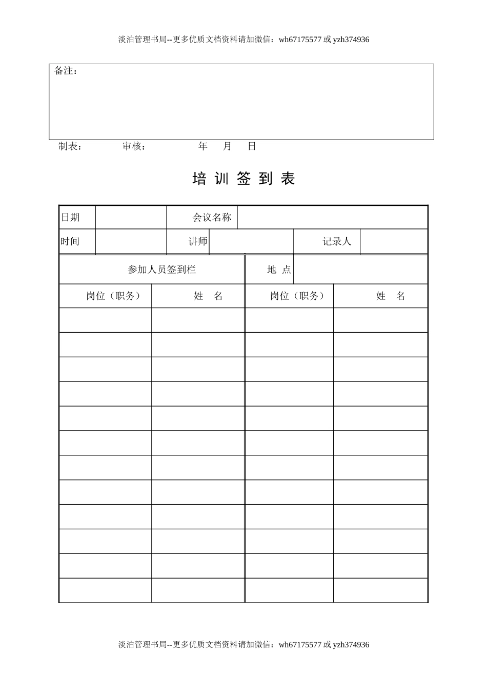 14.安全培训记录效果评估表  (“四新”安全培训）.doc_第2页