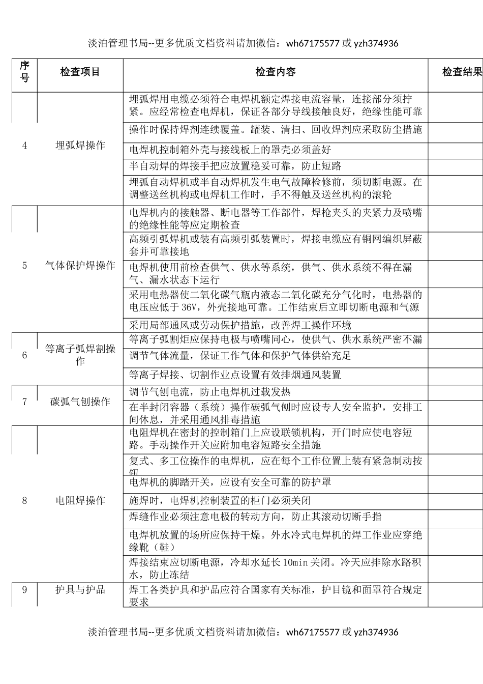 14电焊作业安全检查表.docx_第3页