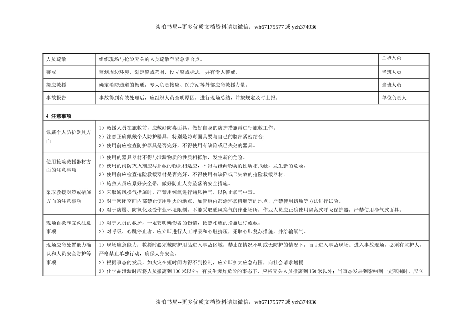 15 受限空间作业中毒与窒息现场处置方案.doc_第3页