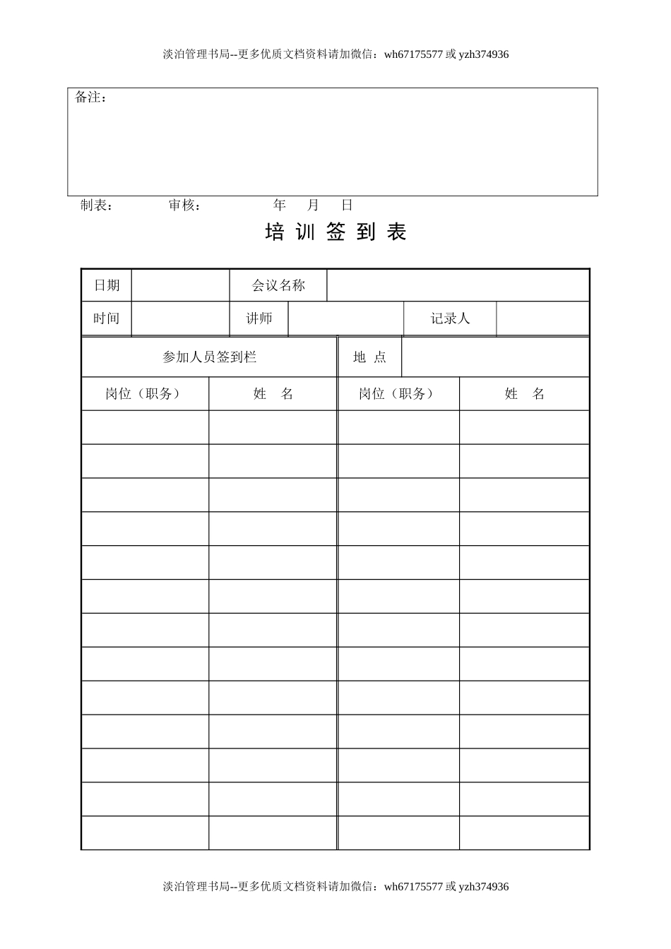 18.安全培训记录效果评估表(管理人员安全培训).doc_第2页