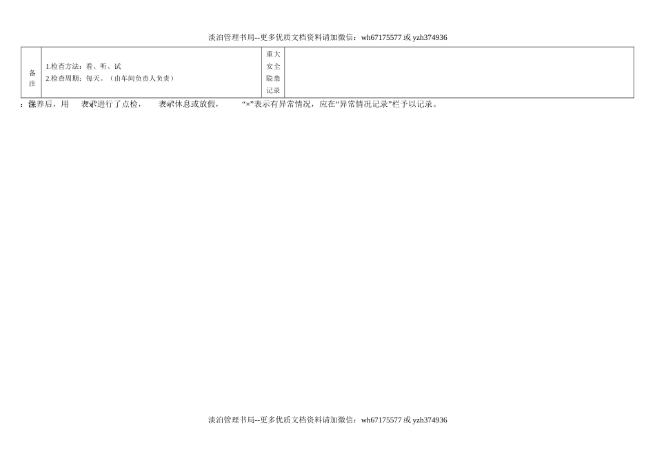 34.螺旋输送机日常点检表.doc_第2页