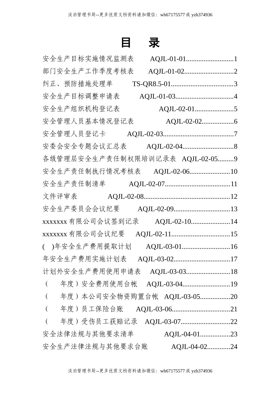 12638 安全生产标准化按13要素汇总的表格113份.doc_第2页