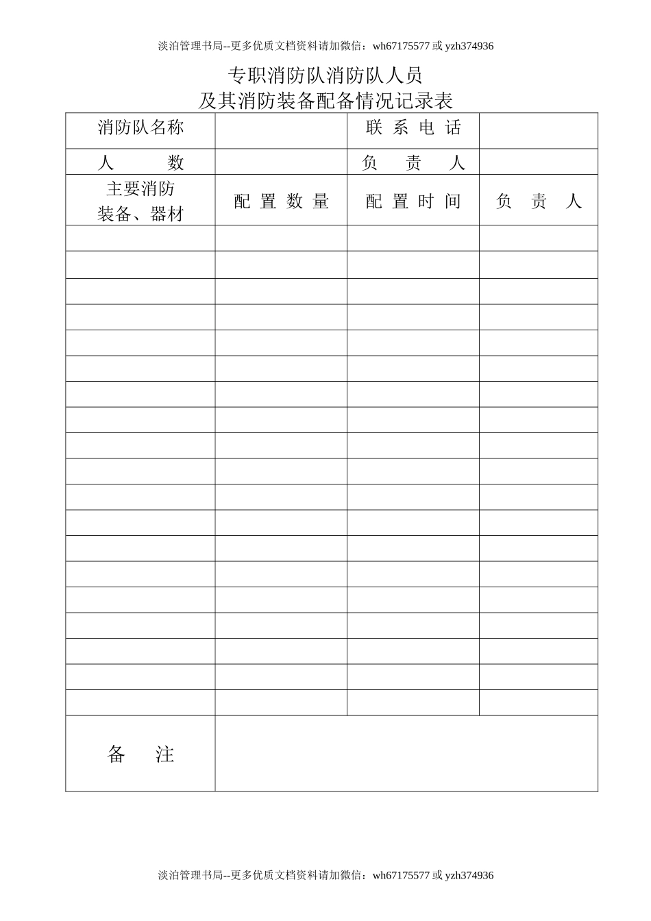 本10-专职消防队、义务消防队人员记录本.doc_第2页