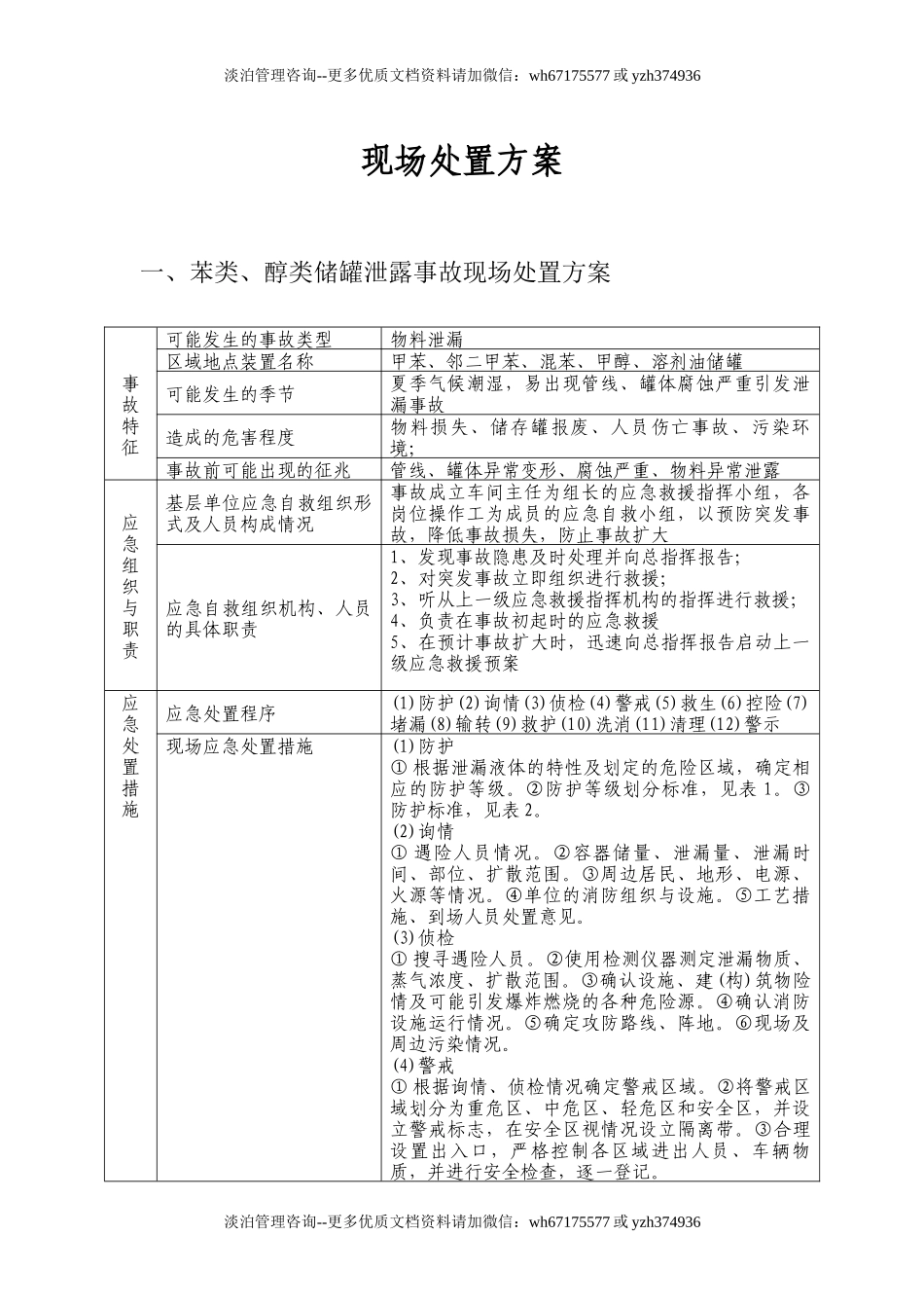 储罐泄露现场处置方案.doc_第1页